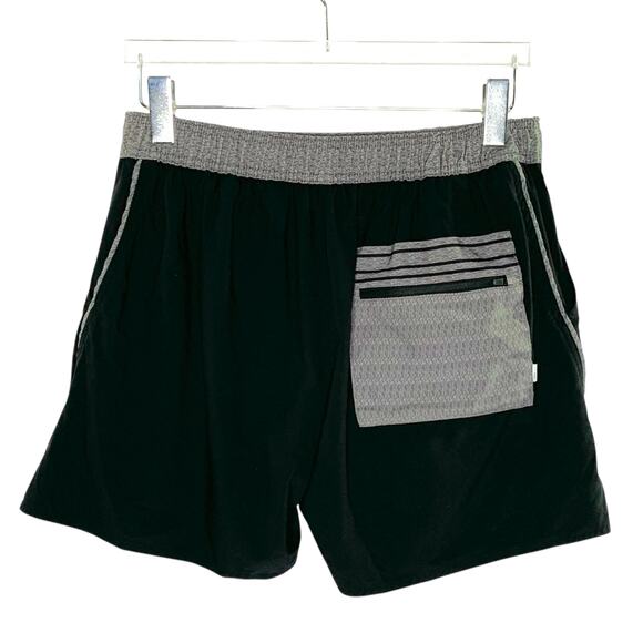Vuori M Mens Activewear Shorts Pull On Black Gray *flaw - Picture 2 of 11